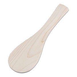 Japanese Style Hinoki Wood Shamoji Rice Paddle Serving Spoon Spatula Made in Japan - 16cm Japanese Hinoki Cypress BSY05016