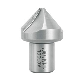 ACTOOL HSS Countersink 1-1/4'' Diameter with 3/4'' Weldon Shank