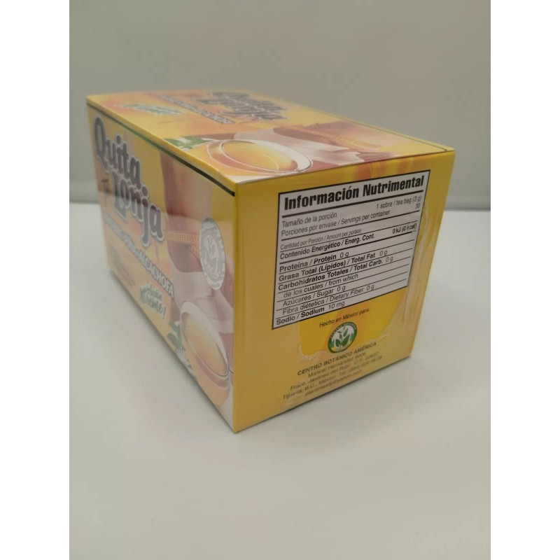 Centro Botanico America NEW TE QUITA LONJA TEA Ginger Root