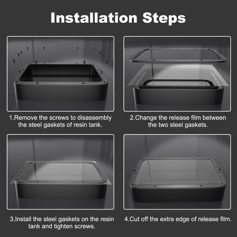 CHINDRAG 6PCS FEP Release Film for Resin 3D Printers, FEP