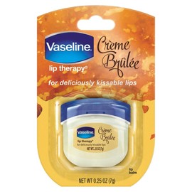 Vaseline Lip Therapy Lip Balm, Creme Brulee 0.25 oz (Pack of 12)