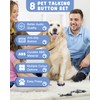 Dog Buttons for Communication, 8 Pcs Dog Talking Button Set,
