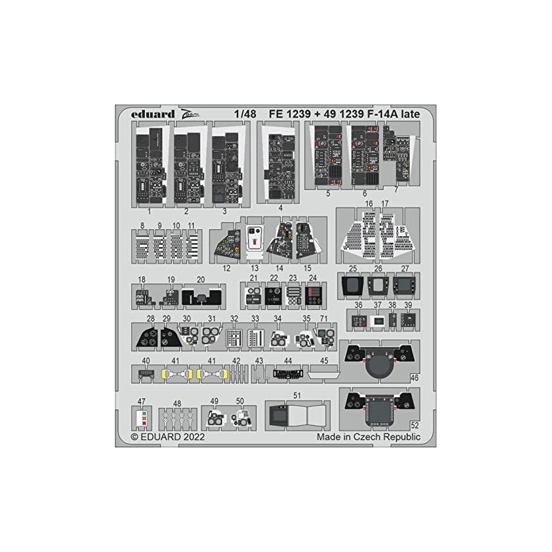 Eduard Accessories EDPFE1239 Model Building Accessories, Various