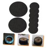 8Pcs Fireproof Insulation Mat 8.5Cm Round Pad for Charcoal Incense
