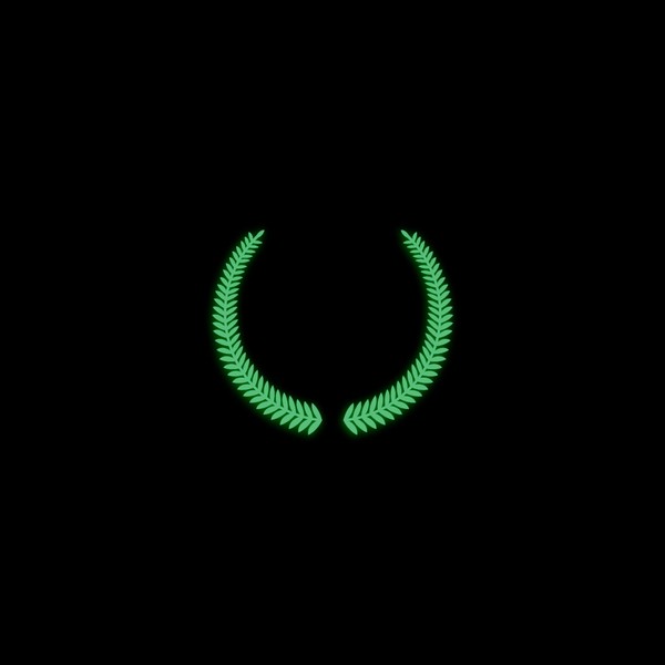 Roman Laurel Wreath SPQR Glow in The Dark Sticker Decal