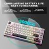 YUNZII YUNZII YZ75 75% Hot Swappable Wireless Gaming Mechanical Keyboard,