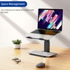 BESIGN LSX6N Laptop Stand, Ergonomic Adjustable Notebook Riser Holder, Computer