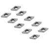 10pcs DCGT11T304-AK H01 DCGT32.51-AK H01 CNC Reversible Inserts Lathe for