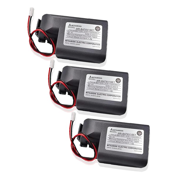 ﹙▷ 3 Pcs ◁﹚MR-BAT6V1SET 6V 1800mAh 2CR17335A Battery for 2CR17335A