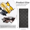 Knagsfa 2Pcs Sunglass Eyeglass Glasses Case Soft PVC Leather with
