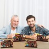 4pcs Fathers Day Decorations Table Centerpiece Wooden Happy Fathers Day