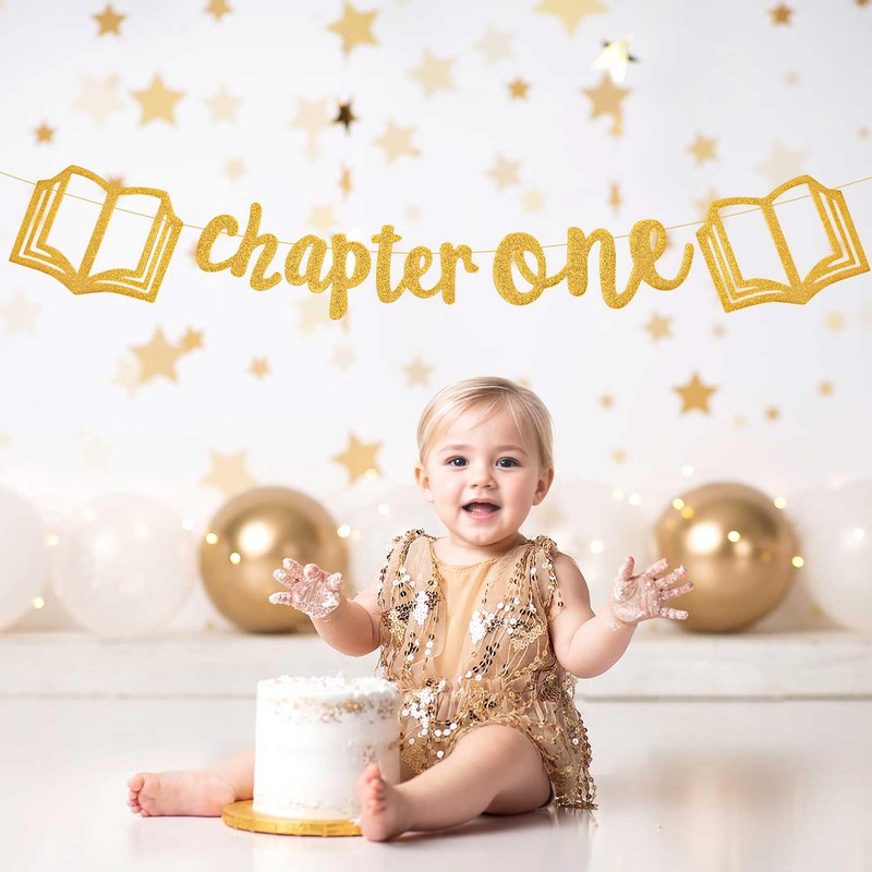 Chapter One Banner Sign A New Chapter Begins Book Reading