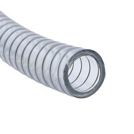 WITTKOWARE DN25 (1 Inch) Plastic Hose with Steel Spiral 10 Bar Also Suitable for Fuel Oil, Diesel, Oil, Rapeseed Oil, Sold by the Metre