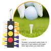 Rosenice Golf Tee Holder,12 Golf Tees,2 Golf Ball Markers,1 Divot