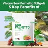 VivoNu Saw Palmetto Capsules Extract 8 in 1, Pumpkin Seed