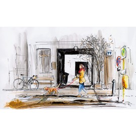 Faber-Castell - 160533 Watercolour Marker A. Dürer 233, Pack of 5, Colour: Cold Grey IV