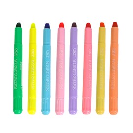 Gel Highlighters, Set of 8 Colours Bible Highlighter Pens, No Bleed, Dry Highlighter Marker Pens, for Journaling, Highlighting and Studying