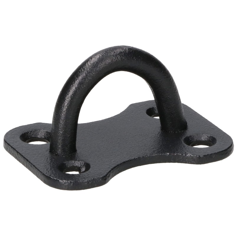 KOTARBAU® Hasp Hasp and Padlock Set 240mm Black Solid Lock