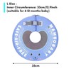 Baby Swimming Neck Ring Non Inflatable Ergonomic Thick Adjustable Baby