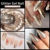 Gyraolvant 4 Colors Gold Silver Glitter Painting Gel Nail Polish
