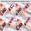 10 Pieces Reusable Chopstick Helpers Training Chopsticks Hinges Connector Reusable