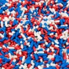 Red White And Blue Edible Jimmies - 4 ounces