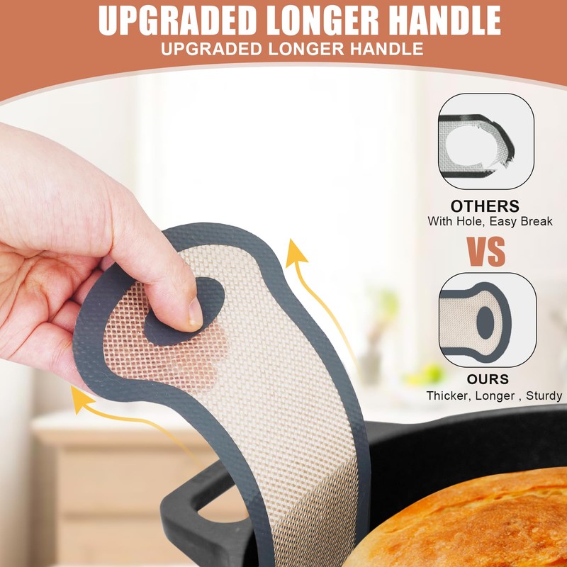 Gonsir Silicone Bread Sling, Non-Stick & Easy Clean Dutch Oven