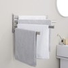 KES Bathroom Towel Rack, 19.5" Swivel Towel Bar, 4-Arm Towel