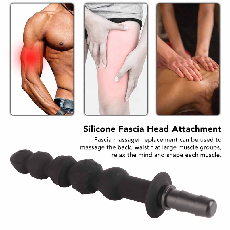 Fascia Massager Replacement Head Promote Recovery Waterproof Silicone Muscle Massager