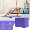Yoga Block and Yoga Strap Set, 2 Soft Non-Slip Yoga