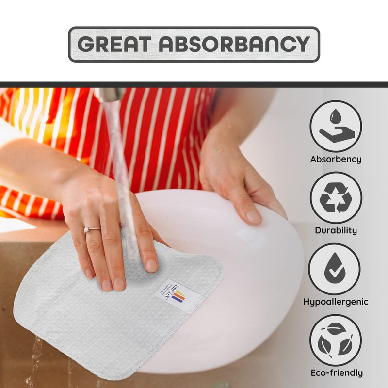 UBICON 100% Organic, Thin, Soft and Climate Friendly Cotton White