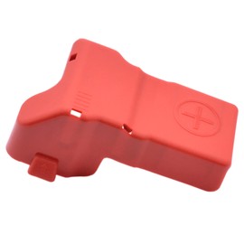HAOTOM Under Hood Positive Battery Terminal Post Cover Compatible For 2013-2018 Dodge Ram 1500 2500 3500 4500 5500 4.7V8 5.7V8 68164628AA Red