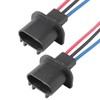 2PCS 9008 H13 Car Headlight Connector, Male Socket Adapter with
