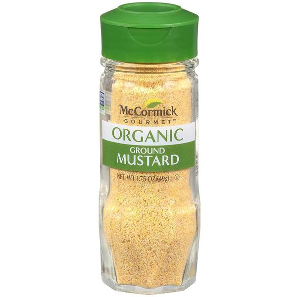 McCormick Organic Ground Mustard Seasoning - 1.75 Oz - Pack of 2