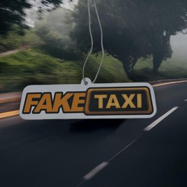 Funny Car Air Freshener | Fake Taxi Design | Joke gift