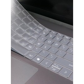 Uhamn Silicone Keyboard Cover Skin Compatible for HP OmniBook 7 Laptop 16 16-ay 16-az Series 16-ay0087nr 16-az0097nr, HP OmniBook 7 17.3” AI PC 17-dc Series 17-dc0000nr (with Numeric Keypad) (Clear)