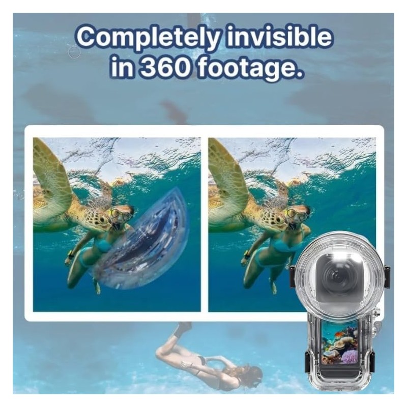 Invisible Super Dive Case for Insta360 X5