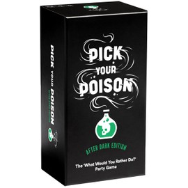Pick Your Poison After Dark Party Game - The “What Would You Rather Do?” Adult Card Game for College Students, Halloween Party Game and Board Games Night with Your Friends