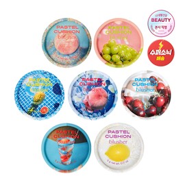 THE FACE SHOP Pastel Cushion Blusher 5g, 03 Poolside Orange / 더페이스샵 파스텔 쿠션 블러셔 5g, 03 풀사이드오렌지