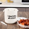 SOLIGT Ceramic Bacon Cooker for Microwave Oven - Splatter-Proof Design