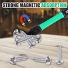 6 Pcs PZ2/PH2 High Magnetic Drill Bit Set, 25L 90L