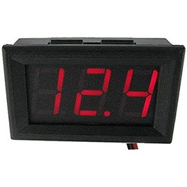MACHSWON Digital Voltmeter LED Digital Display Panel DC 4.50-30V Voltage Meter 0.56-inch DC Voltmeter for Car and Motor Red