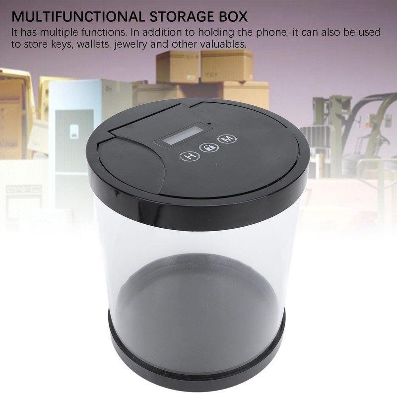 Timer Lock Box, Electronic Password Lock Multi Purpose Container for