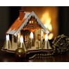 LED Christmas House Wooden Feeder Original Wichtelstube Collection Christmas Decoration