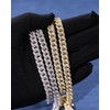 LuxeFlex Prong Cuban Link Chain for Men and Women, 14K