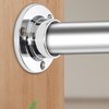 4 Pack Stainless Steel Closet Pole Sockets, Round Shaped Flange