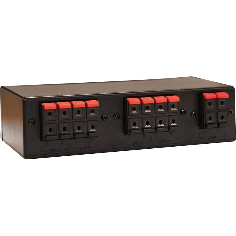 E AUDIO High Powered Stereo Audio Speaker Selector Switch for
