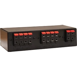 E AUDIO High Powered Stereo Audio Speaker Selector Switch for Manual Selection of Up to 4 sets of Loudspeakers 100W Max Per Channel
