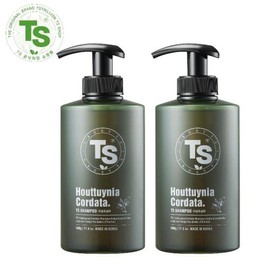 TS Houttuynia Cordata Shampoo 500g (2 packs) Scalp Care Hair Loss Relief Shampoo / TS 어성초 샴푸 500g 2개 두피 케어 탈모 완화 샴푸