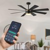 SHOWDI Ceiling Fan with Lights and Remote Control, 8 Blade